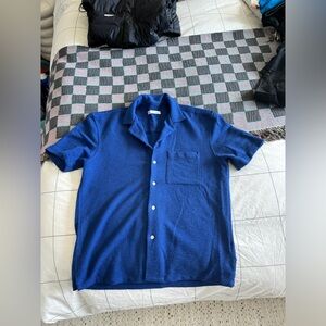 Men’s Zara terry button down